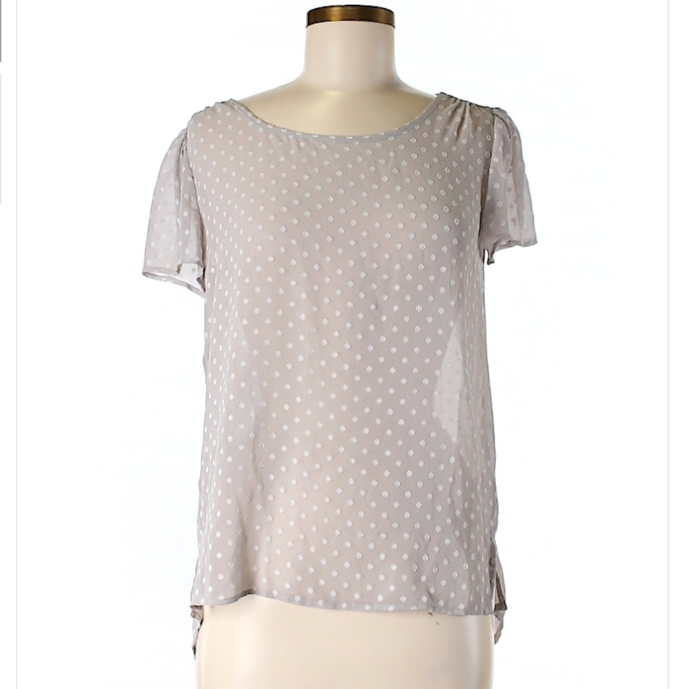 Flowy Polka Dot Blouse